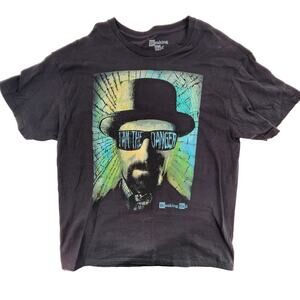 Breaking Bad Shirt Men's XL Black Cotton Shatter Walter White Heisenberg Danger